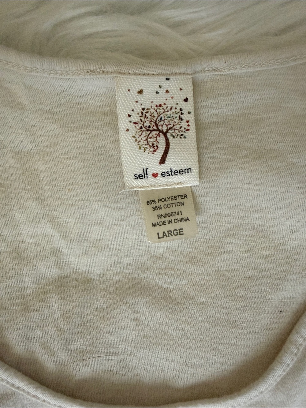 Self Esteem Love Is the Answer Graphic Tank Top | Size Large | Boho Sleeveless - Picture 2 of 6